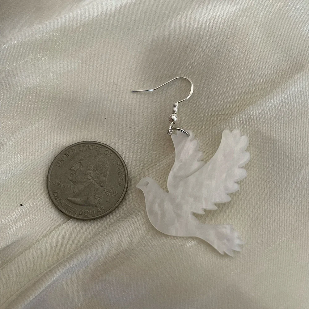 Dove Earrings - Picture 3 of 4